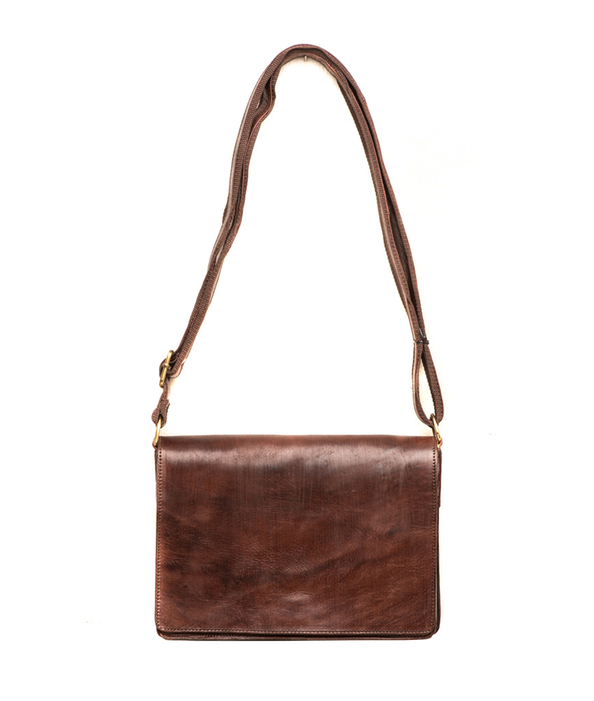 Marockansk handväska, Brun läder - HV3