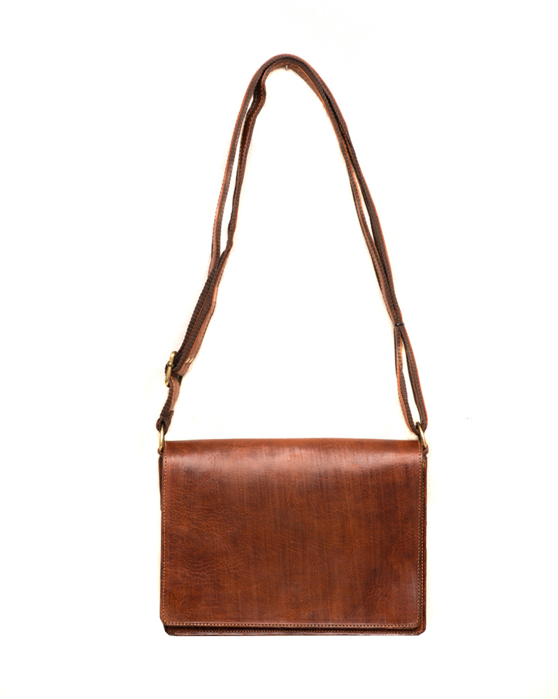 Marockansk handväska, Brun läder - HV4