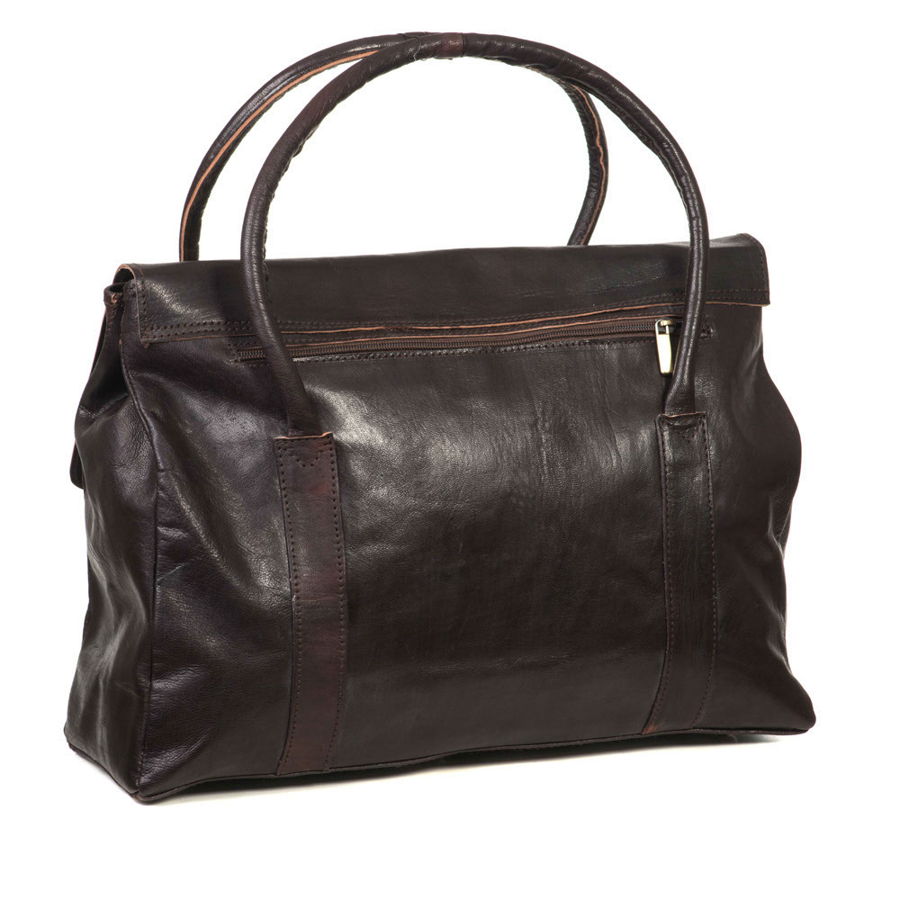 Mörkbrun handväska - F44B bild 1