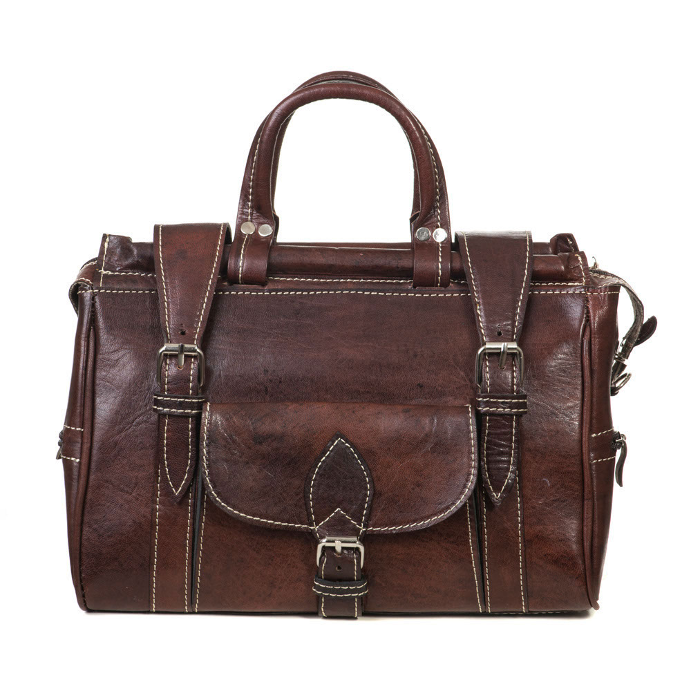 Mörkbrun handväska - H42