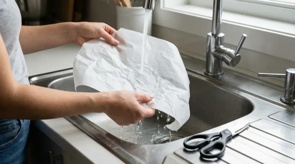 Få bättre bakresultat med en enkel teknik: fukta bakplåtspapper