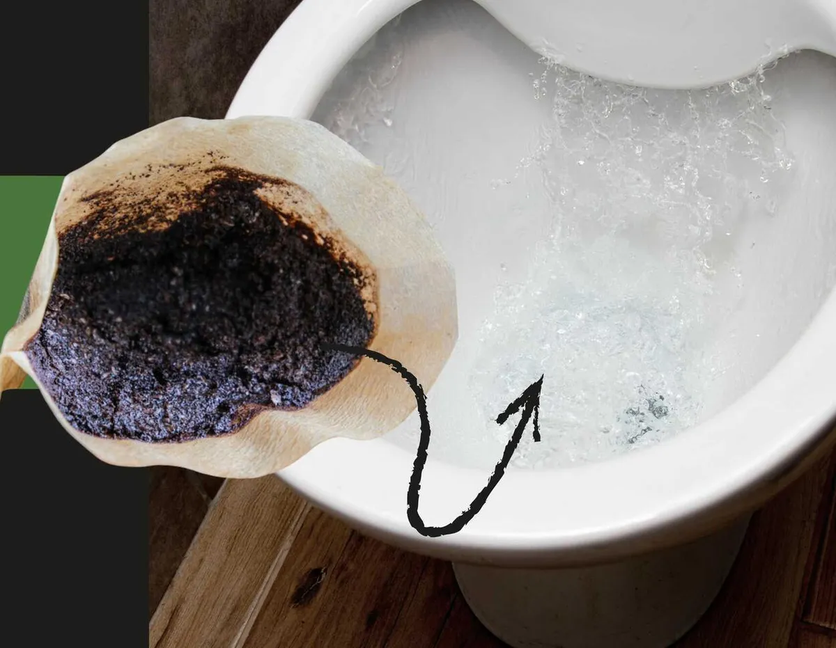 Kaffesump i toaletten: en trend som kan bli en riktig rörkatastrof