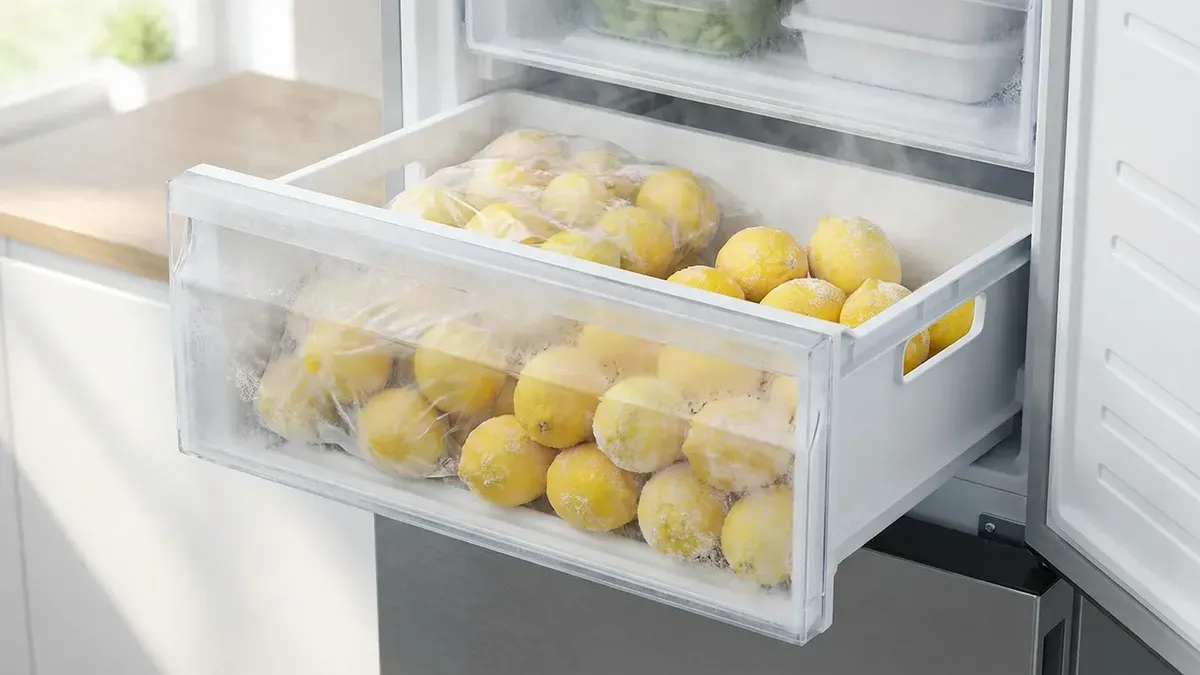 Ett nytt sätt att använda citron: fryst och rivet