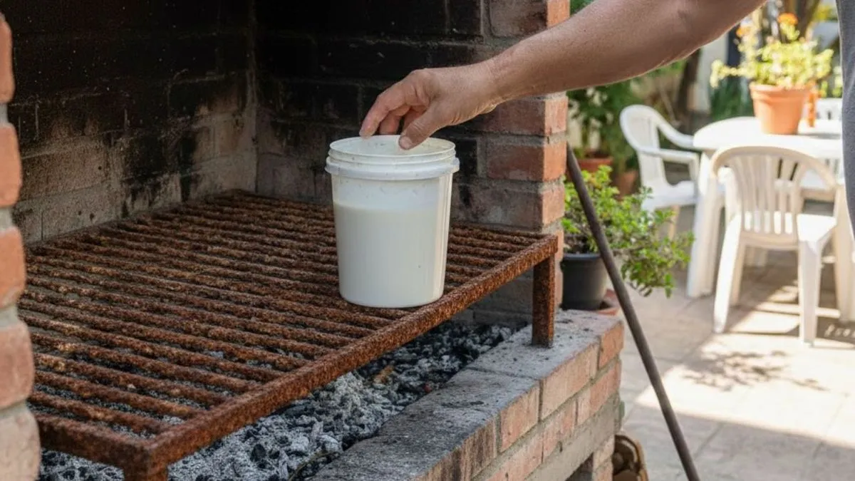 Rädda grillgallret från rost