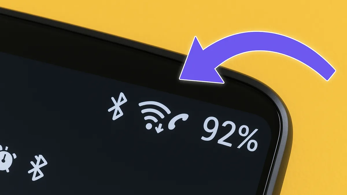 Vad betyder de där små symbolerna i din telefon?